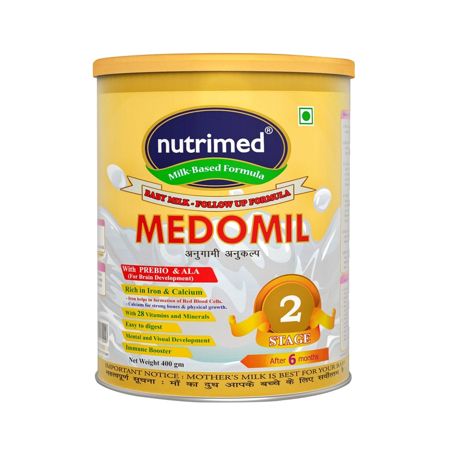 Medomil Stage Infant Milk Formula (6-12 months) 400gm