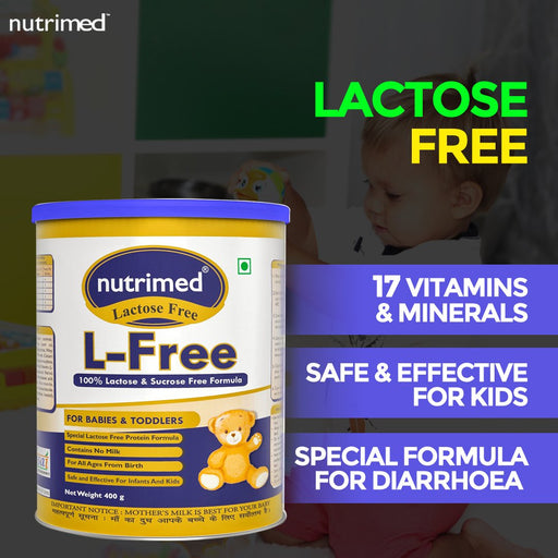 L-free Anti Diarrhea - (For Babies & Toddlers) 400gm - nutrimedmain
