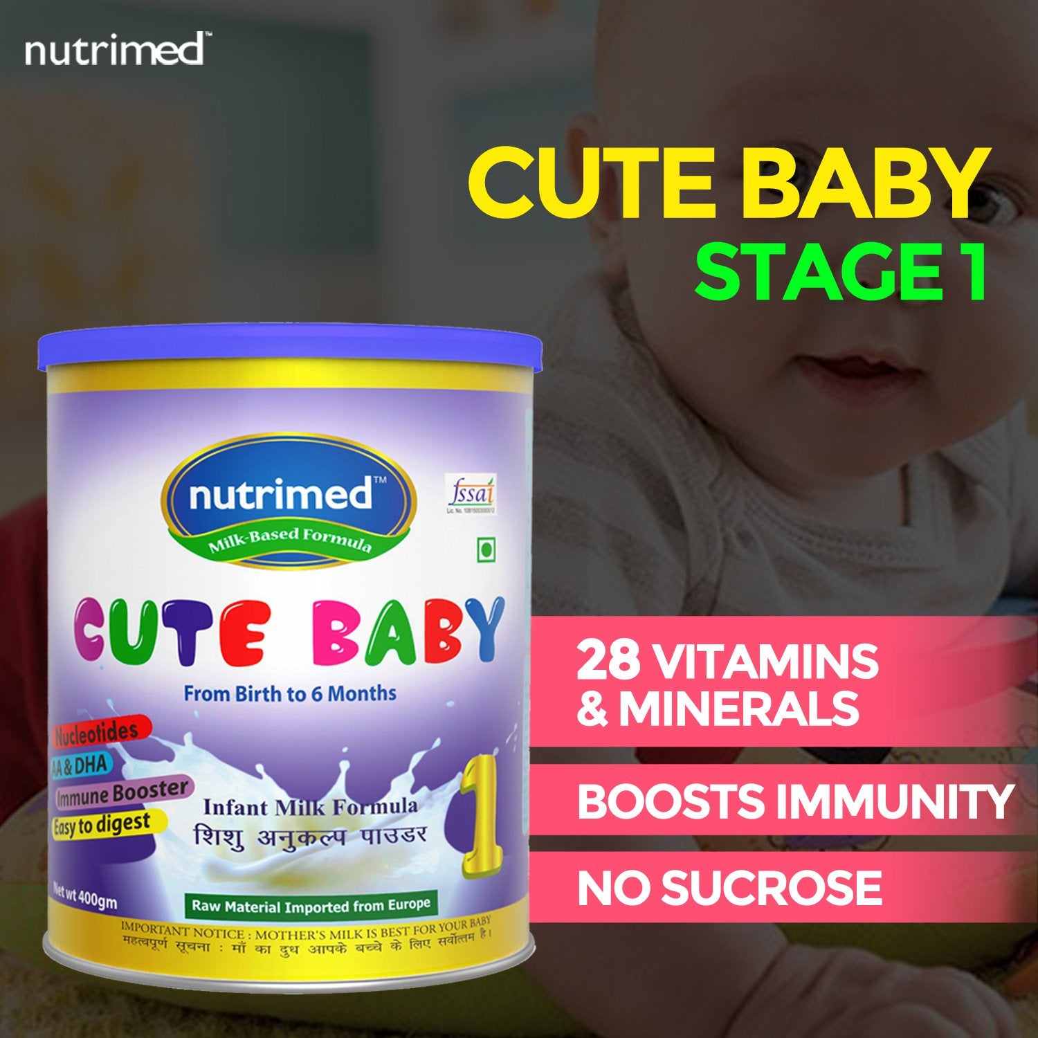 Cute Baby Stage – Nutrimed Healthcare - Main Image
