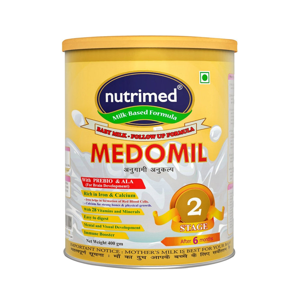 Medomil Stage 2 Infant Milk Formula (6-12 months) - 400gm - nutrimedmain