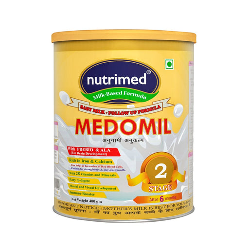 Medomil Stage 2 Infant Milk Formula (6-12 months) - 400gm - nutrimedmain