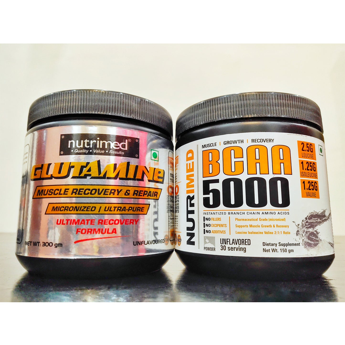 ULTIMATE RECOVERY Stack - BCAA + Glutamine - nutrimedmain