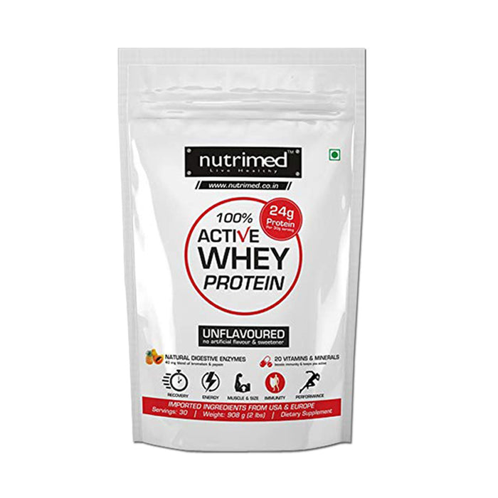 Nutrimed 100% Active Whey Protein - 2 lbs - nutrimedmain