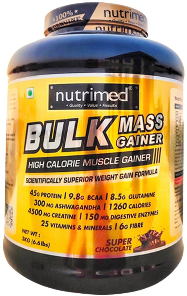 Bulk Mass Gainer - 3 kg - nutrimedmain