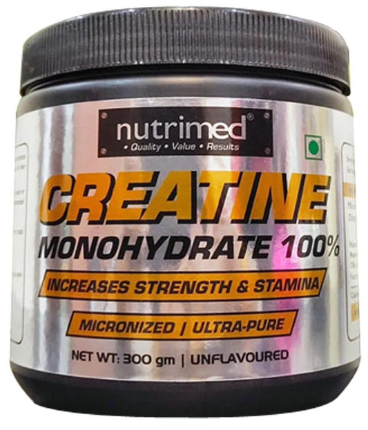 Creatine Monohydrate - 300 gms (micronized) - nutrimedmain