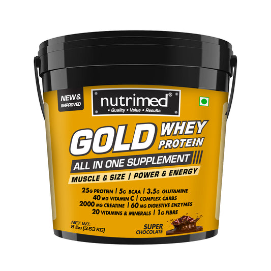 Gold Whey Protein - 8 lbs