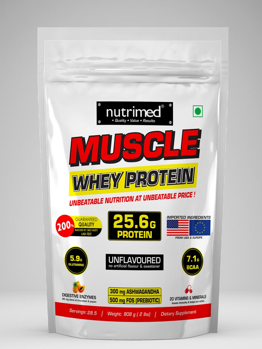 Muscle Whey Protein = 2 lbs - nutrimedmain