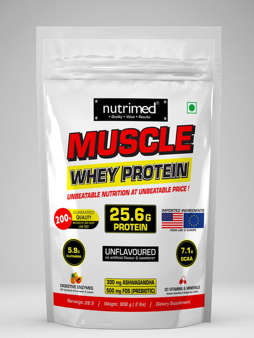 Muscle Whey Protein = 2 lbs - nutrimedmain