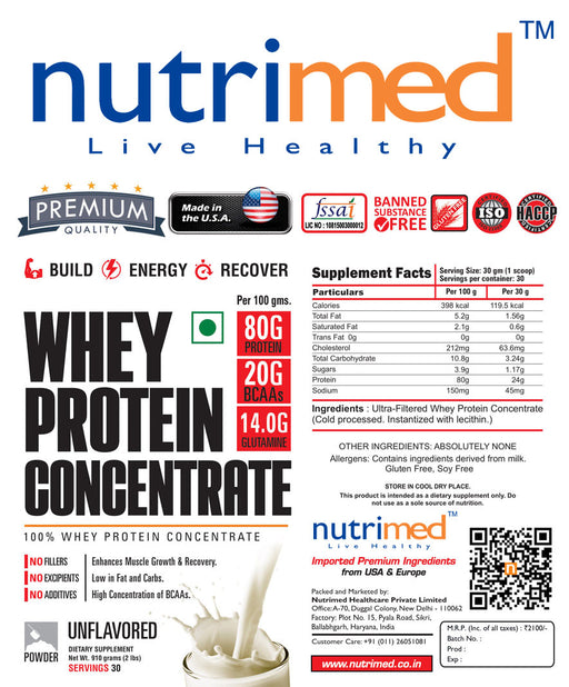Nutrimed 100% Whey Protein Concentrate - nutrimedmain