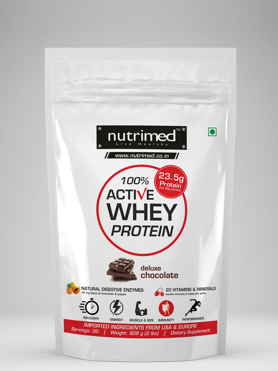 Nutrimed 100% Active Whey Protein - 2 lbs - nutrimedmain