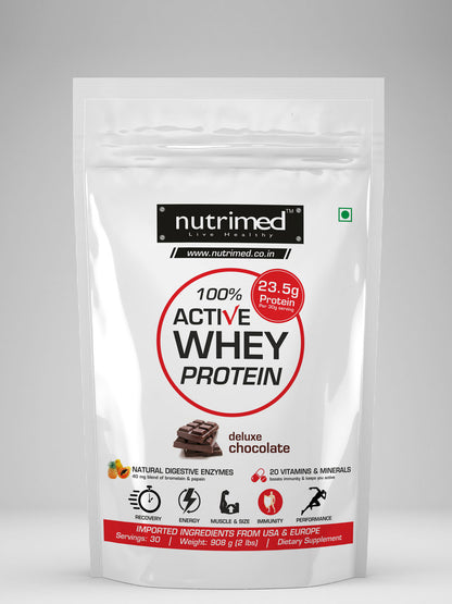 Nutrimed 100% Active Whey Protein - 2 lbs - nutrimedmain