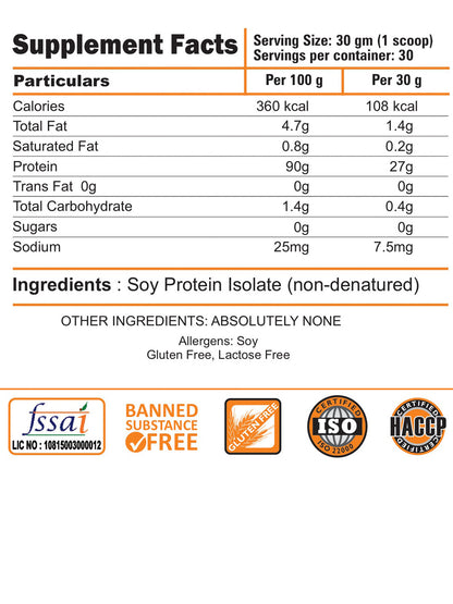 100% Soy Protein Isolate - nutrimedmain