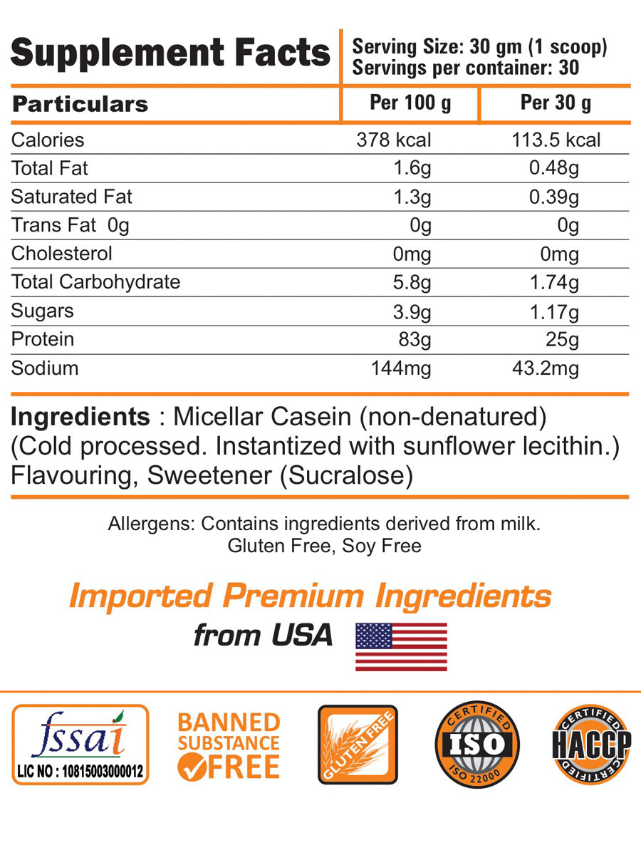 100% Micellar Casein - nutrimedmain